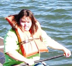 An athlete at the ready